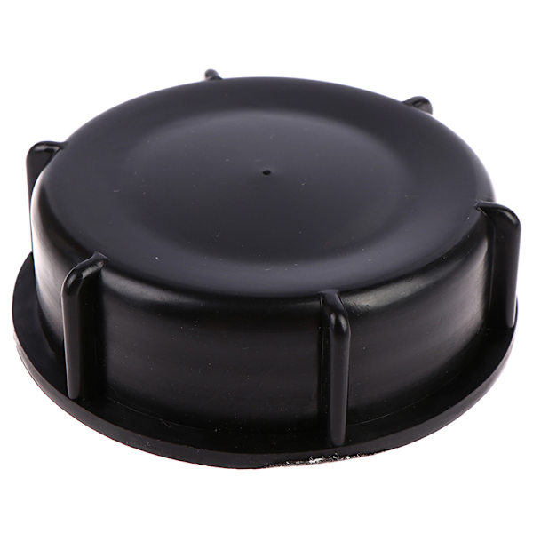 Svart plastventil lock 3\" 100mm lock för IBC tankventil läckagesäker