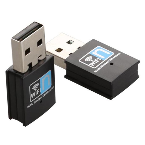 USB 2.0 WiFi-adapter 300M 2,4GHz WiFi-antenne RTL8192 Dual Band