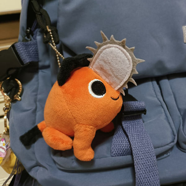 Motorsagmann Anime Cosplay Pochita e Plush Doll Key Chain Stuff