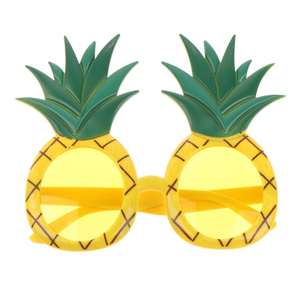 Ananas Frugt Serie Briller Sjov Crazy Solbriller Nyhed C Yellow