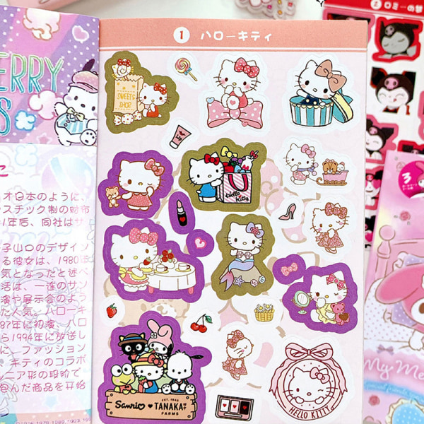 450 stk Cartoon e Stickers Brevpapir Sanrio Stickers Kuromi A1