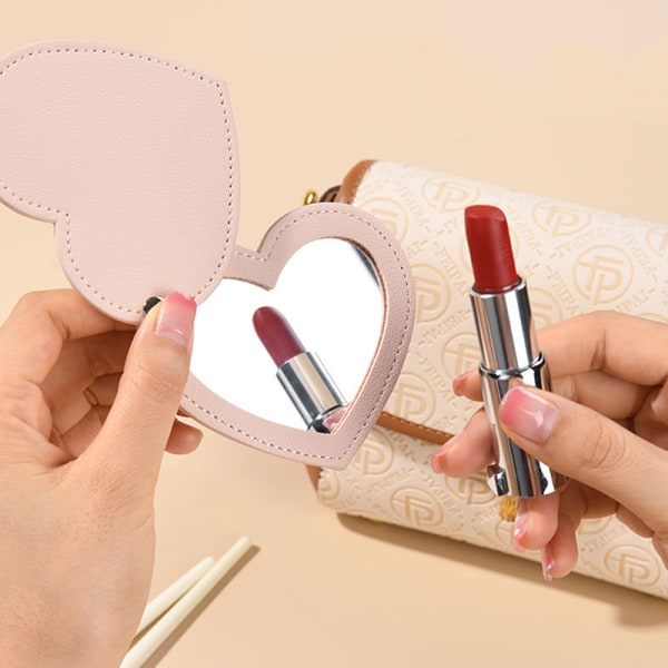 Sammenleggbar lomme Kompakt speil Travel Makeup Tool Pop-up Design Gray