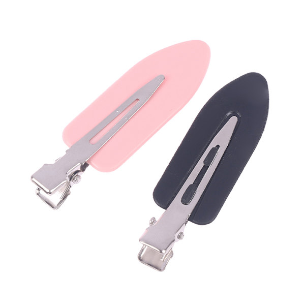 10 stk/sett No Bend Sømløse hårklips Makeup Clip Vask ansikt White