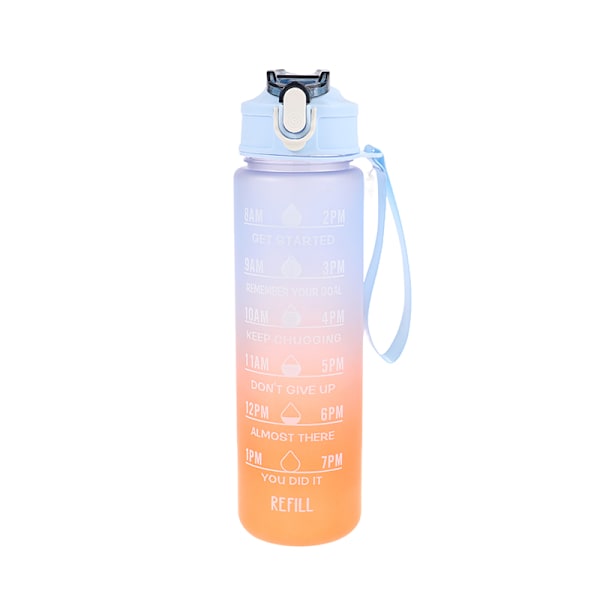 900 ml urheiluvesipullo, vuotamaton pullo Blue