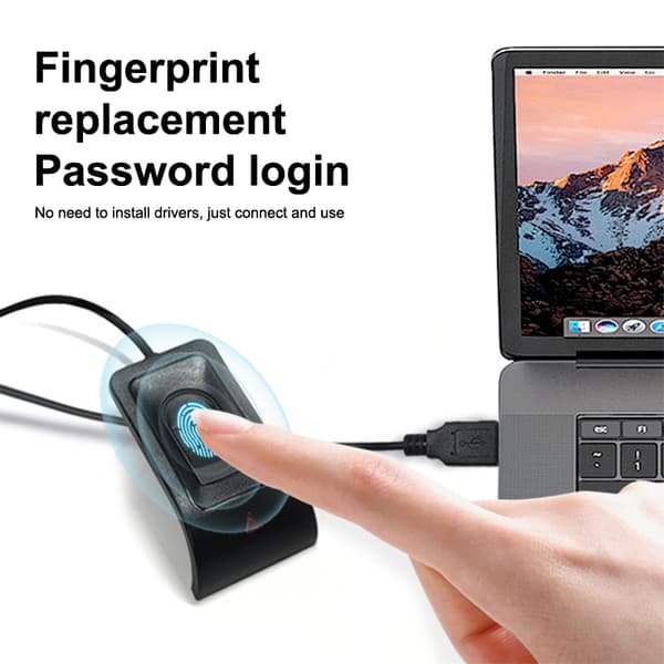 För 10 11 USB-fingeravtrycksläsare Fingeravtrycksbiometrisk fingeravtryck