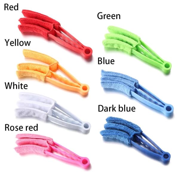 Mikrofiber persiennerenserbørste avtakbar vaskbar klut A4