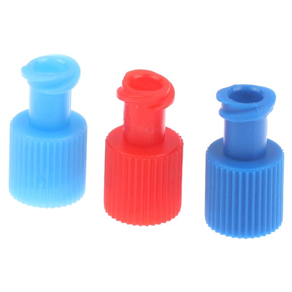 10 stk. PP han-hun Luer Lock integreret stikadapter luftventil White 10Pcs