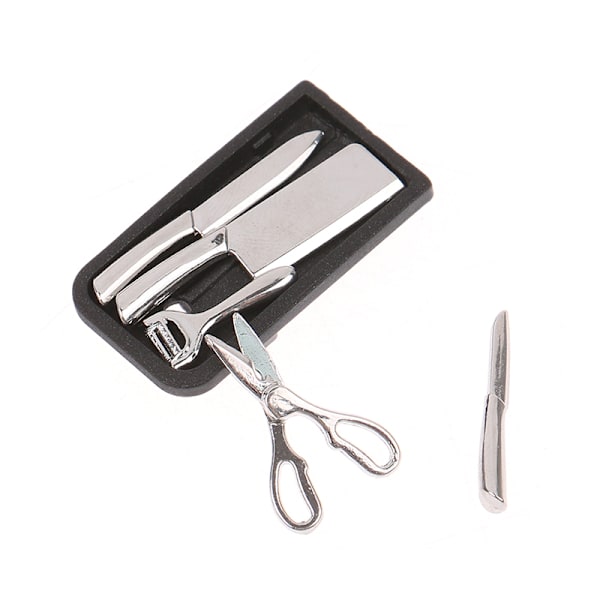 1:12 Dockhus Set Mini Scissor er W/Holder Kitchen T
