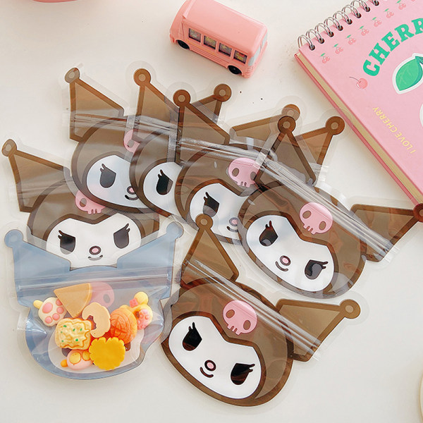 10 stk Ziplock Bag e Candy Cookie Emballasje Poser Gaveinnpakning E