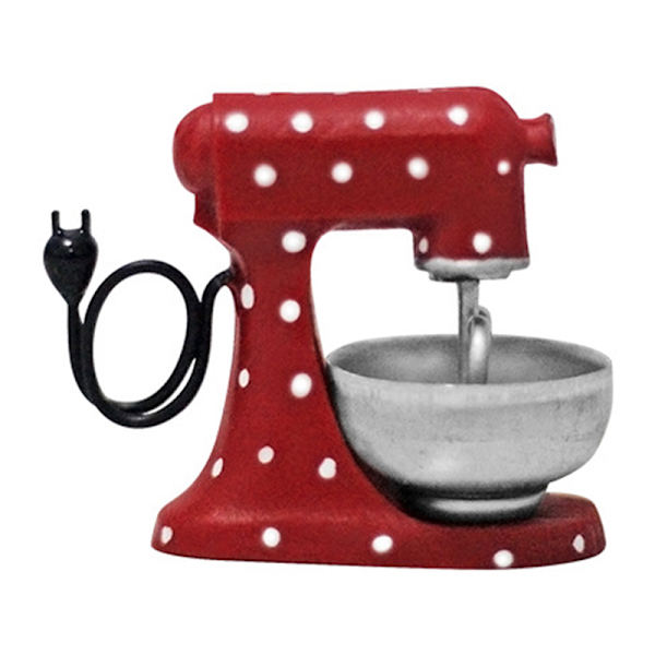 1:12 Dukkehus Miniature Rød Mixer Blender Model Xmas Ornament