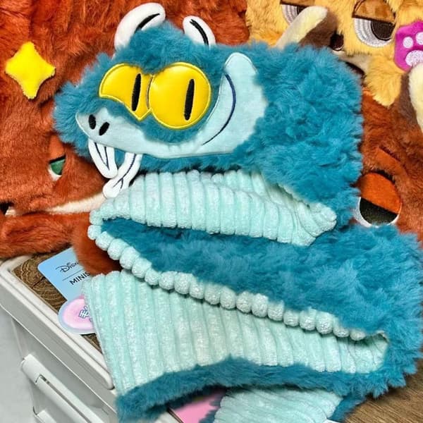 Zootopia Gary Snake Skjerf Anime Vinter Varme Teppevrister for Kvinner A2