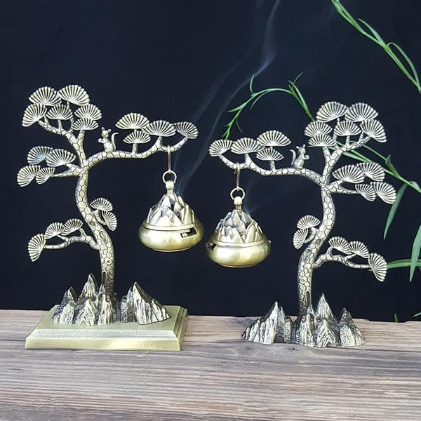 Hem Inomhus Kreativ Brännare Dekor Tall Stil Aromaterapi Prydnad A1