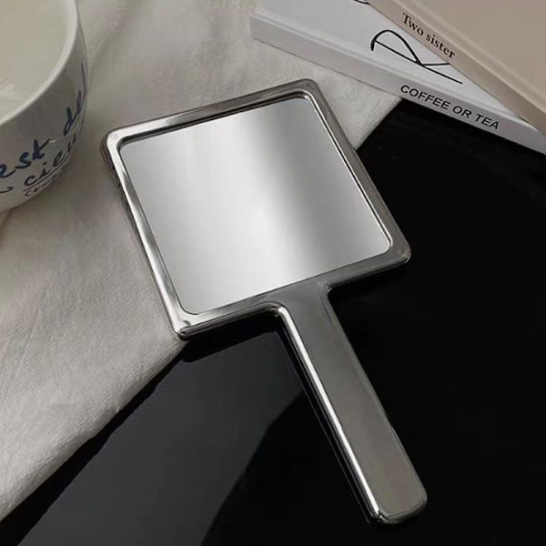 Ins Liquid Shape Square Mirror Mini Handheld Desktop Cosmetic