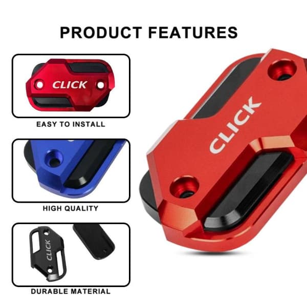 Främre bromsvätskelock för Click V2 V3 Click 160 CNC-legering Silver