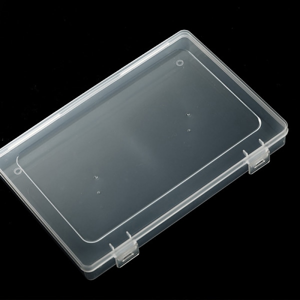 Falske neglespidser Nail Art Opbevaringsboks Container Tomme neglespidser L