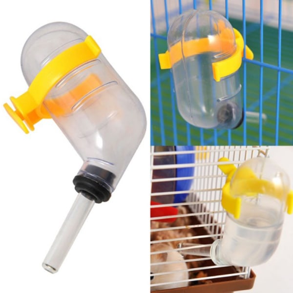 Husdjursdrickande Automatisk vattendricksskål för hamstervatten D Yellow glass