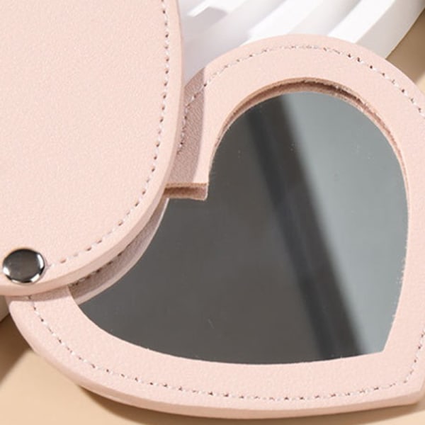 Folding Pocket Compact Mirror Resesminkverktyg Pop-up Design Gold