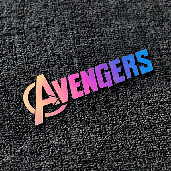 Iron Man Avenger Car Musta Heijastava Tarra Moottoripyörä Auto Tr A3