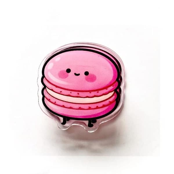 6 st/set Kawaii tecknad dessert akryl gem e Journal D 6pcs set