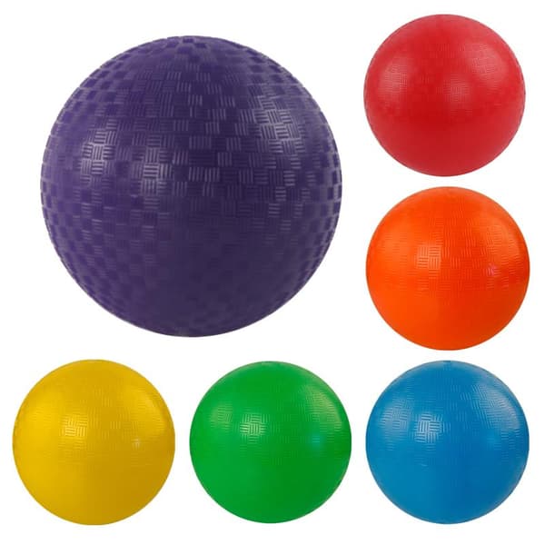 Gummiboll Lekplatsbollar för barn pojkar flickor bakgård S B8