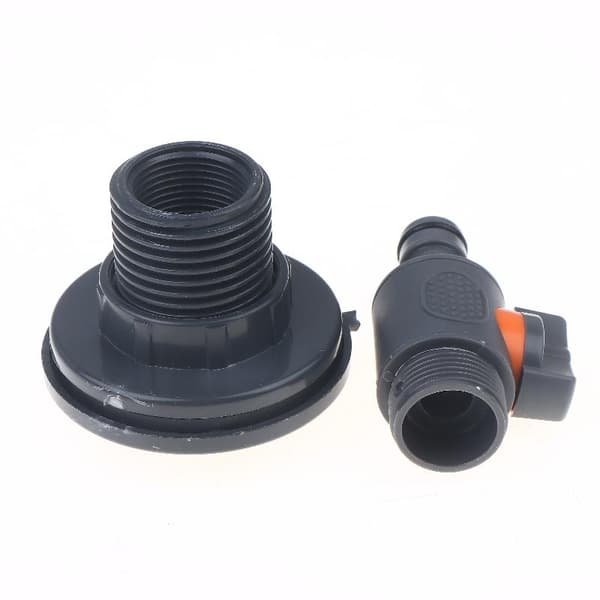 PVC Vandtøndeadapter Gray