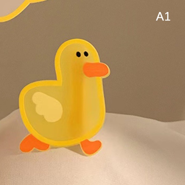 n Spring e Cartoon Plastic Yellow Egg Duck Hårklämma för flicka C A2