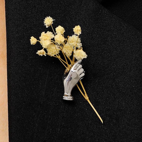 Modelegering Handhållen Blomhalsband Brosch Mångsidig Kostym P A3
