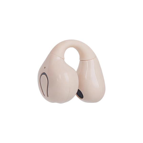 Trådlösa Bluetooth-hörlurar Brusreducering Samtal Ej i örat C White
