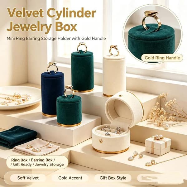 Ultra-Fiber Ring Display Stand Green L