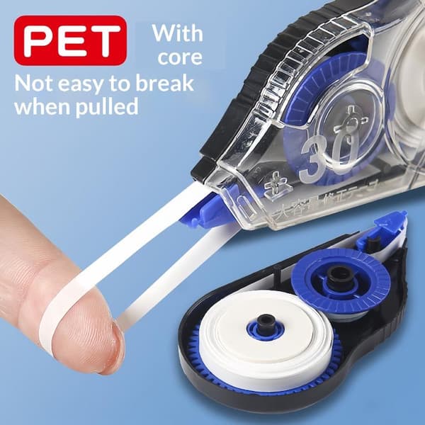 1/3 stk korreksjonstape 30M stor kapasitet White Out Roller Smoo 3pcs