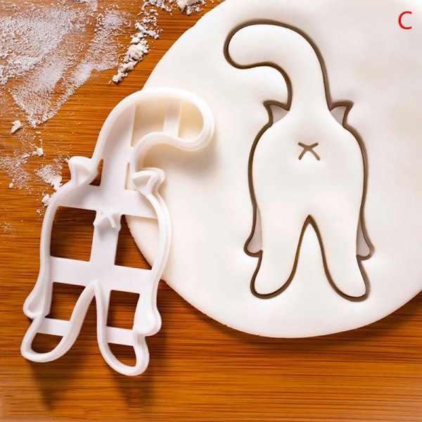 Cat Cookie ters Kitty Butt Form DIY Kex Cookie Form Stamp C