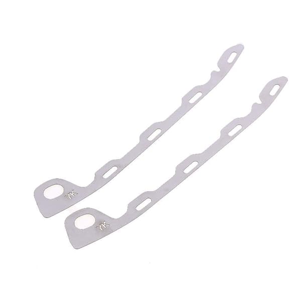 2 stk for Almera frontfanger 2011-2020 reparasjon metallplate spenne