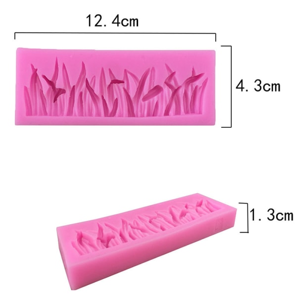 Ny DIY 3D kake dekorerende gressformet fondant sukker kake Sili