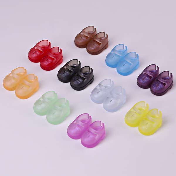 10.5cm 4.0 Mini Dukkesko Plast Mini Sko For Dukker A6
