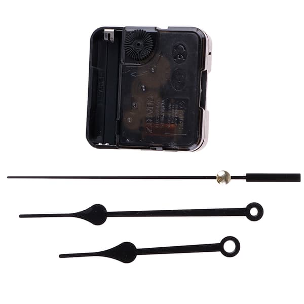 1 sæt lydløs kvarts urværk mekanisme DIY kit batteri Po A