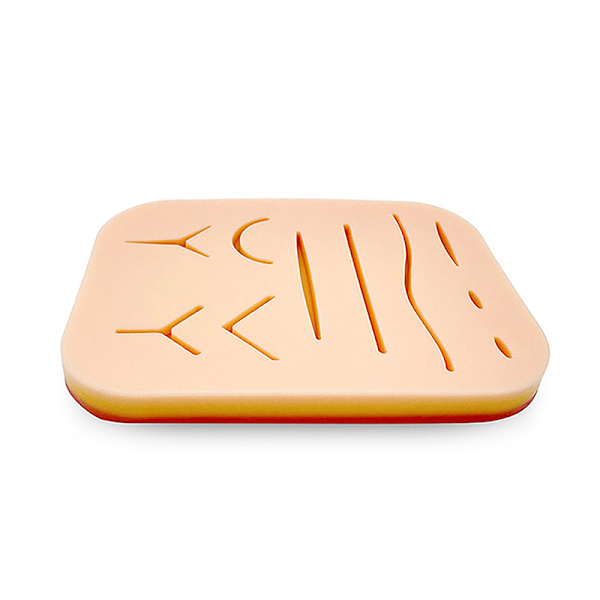Silikon Human Traumatic Skin Model Återanvändbar hudsår Sutur
