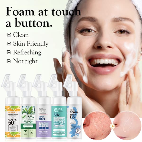 MOIKA Oljekontroll Tee Tree Rensemousse Ansiktsrens Mo 150ml