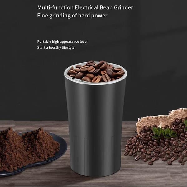 Elektrisk kornkværn kaffebønner kværne rustfrit stål ny A3