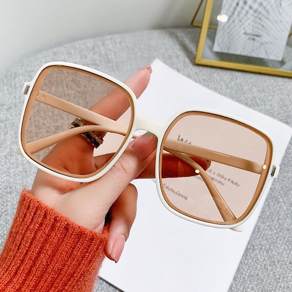 Gradient Eyeglasses Lady UV Protection Shade Solbriller Dame B A4