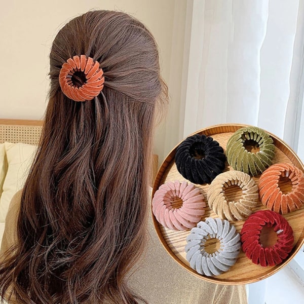 Hair Claws Horsetail Spenne Bird Nest Expanding Hairband Girl H A2
