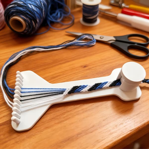 DIY Hantverk Armband Flätningsram Handvävningsmaterial Fast D 2PCS