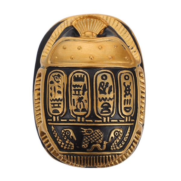 Forntida egyptisk amulett Scarab Figurine Unik dekorativ Mini