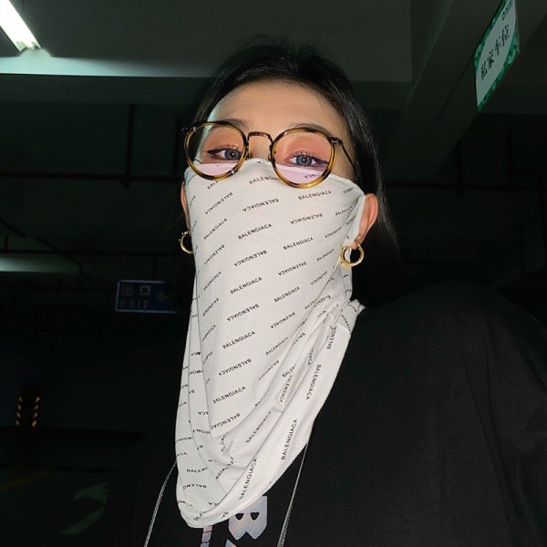 Fashion Punk Maske Til Mænd Kvinder Sommer Ansigt Hals UV Beskyttelse B