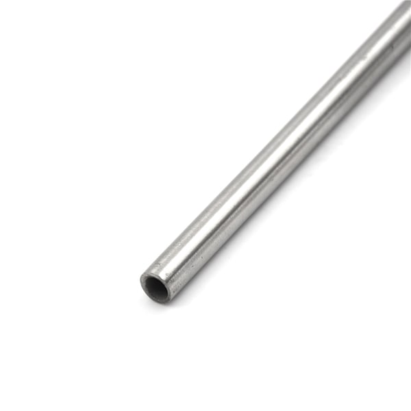 304 rostfritt stål kapillärrör OD 10 mm x 8 mm ID, längd 250