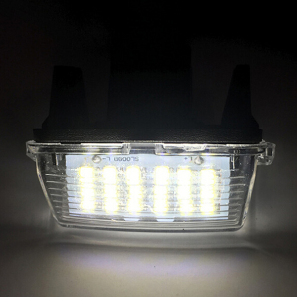 2 STK Hvite LED-skiltlys for Toyota Camry Yaris