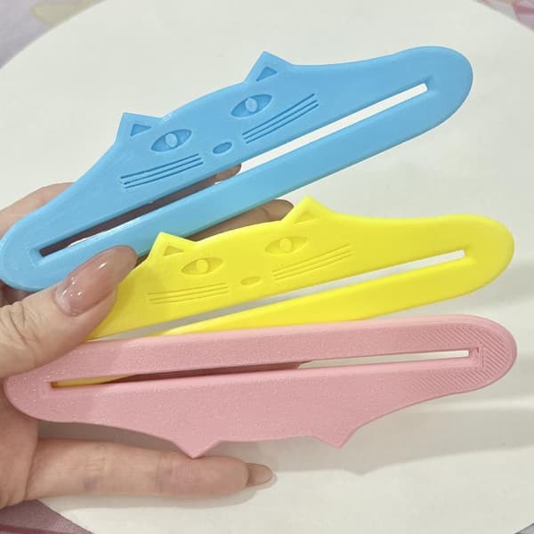 Kattesnacks Flytende Våt Snack Dispenser Kattehode Ekstruder Squeezi Blue S
