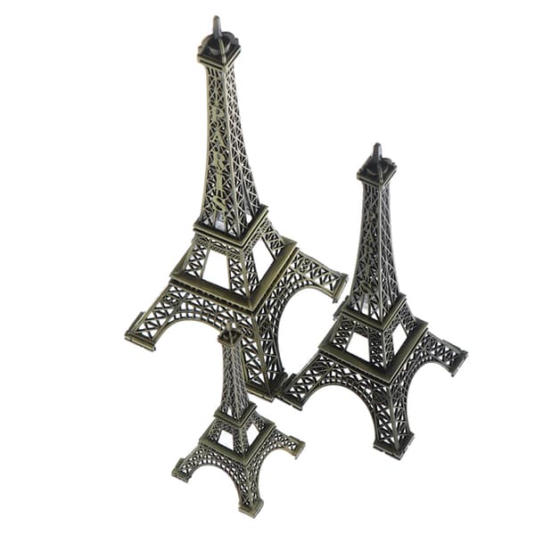 Mini Eiffeltårnsmodel Skrivebordsfigur Statue Kunsthåndværk Souve L