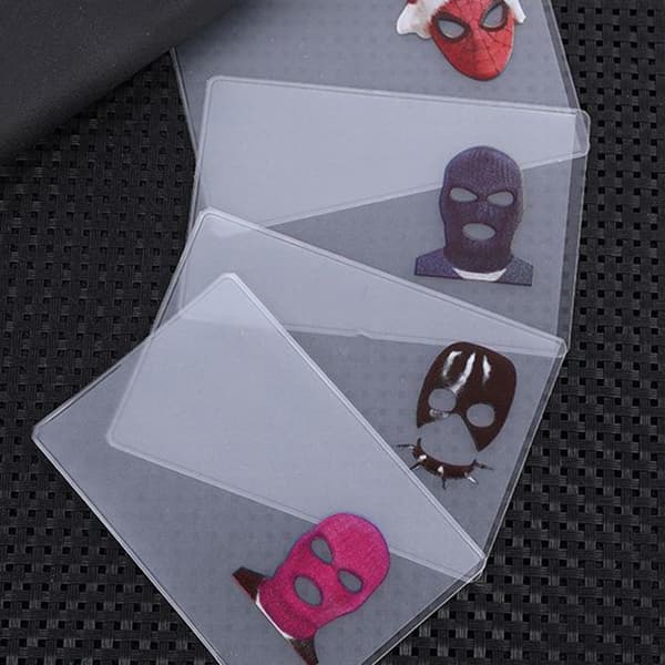 Klar ID Kredittkortholder Visittkort Protector Sleeves Con 3