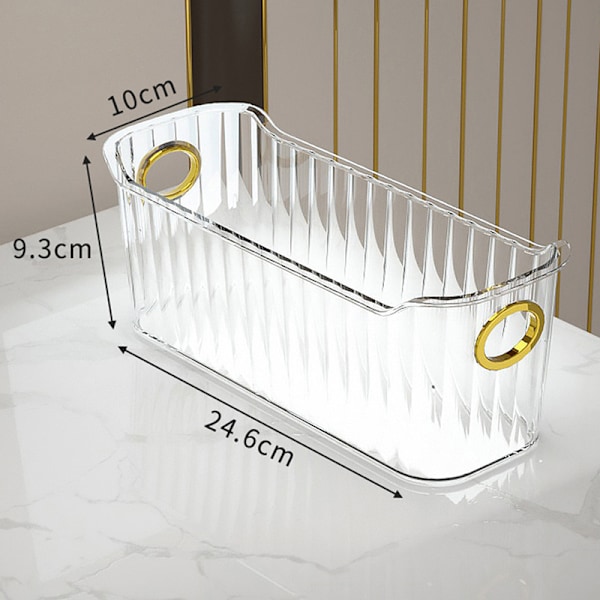 Light Luxury Desktop Cosmetics Opbevaringsboks Toiletartikler Cosmetic St A2