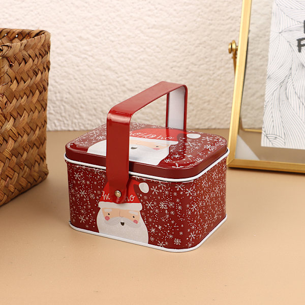 1 stk Julekoffert Oppbevaringsbeholdere Blyplate Gaveboks Coo A9